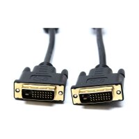DVI-D Kabel DVI-D 24+1 Pin Stecker zu DVI-D 24+1 Pin Stecker Dual 2,0m   #330226