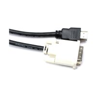 DVI Single Link 18+1 Pin Stecker zu HDMI-A Stecker HDMI Kabel 1,8m   #330234