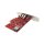 Inateck RedComets U26 1x USB-C 3.1 4x USB-A 3.1 Adapter-Karte PCI-E x4   #330254