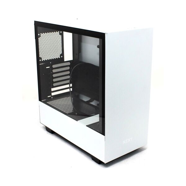 NZXT H500 ATX PC-Gehäuse MidiTower USB 3.0 Glasfenster weiß   #330388