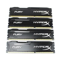 Kingston HyperX Fury 16 GB (4x4GB) DDR3-1600 PC3-12800U...