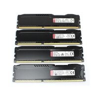 Kingston HyperX Fury 16 GB (4x4GB) DDR3-1600 PC3-12800U HX316C10FB/4   #330415