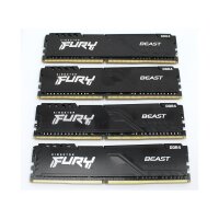 Kingston Fury Beast 64 GB (4x16GB) DDR4-3200 PC4-25600U...