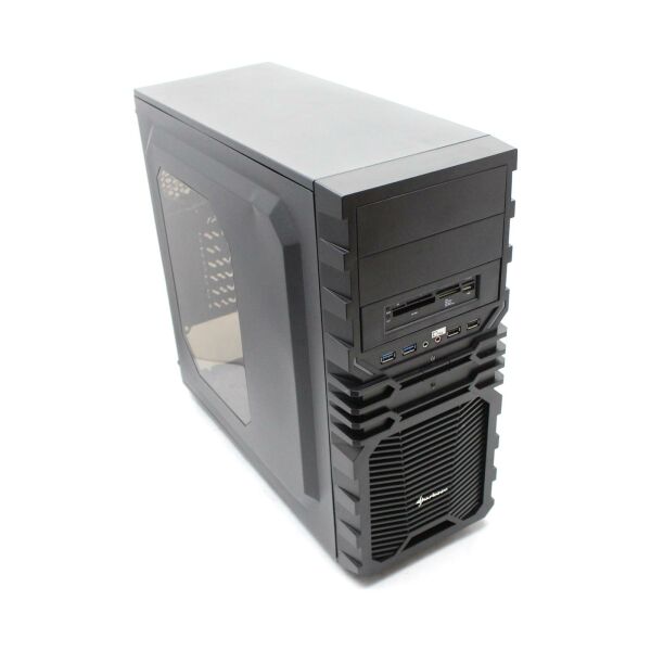 Sharkoon VG4-W rot ATX PC-Gehäuse MidiTower USB 3.0 Seitenfenster   #330467