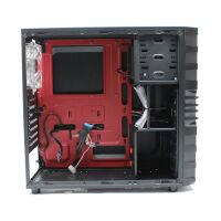 Sharkoon VG4-W rot ATX PC-Gehäuse MidiTower USB 3.0 Seitenfenster   #330467