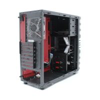 Sharkoon VG4-W rot ATX PC-Gehäuse MidiTower USB 3.0 Seitenfenster   #330467