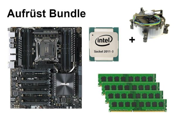 Bundle Asus X99-E WS/USB 3.1 + Intel Xeon E5 + 8GB - 64GB RAM