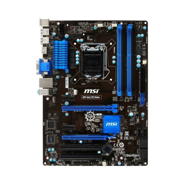 MSI Z87-G41 PC Mate MS-7850 V.1.2 Mainboard ATX Sockel 1150 Refurbished  #330708