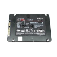 Samsung SSD 860 PRO 512 GB 2,5 Zoll SATA-III 6Gb/s MZ-76P512 mit Makel   #330737