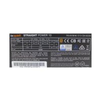 Be Quiet Straight Power 10 CM 600W ATX Netzteil 600 Watt...