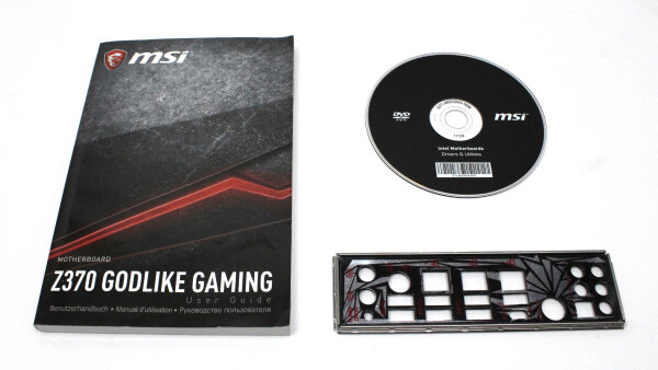 MSI Z370 Godlike Gaming MS-7A98 - Handbuch - Blende - Treiber CD    #330976