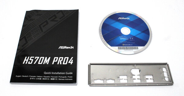 ASRock H570M Pro4 - Handbuch - Blende - Treiber CD    #330979