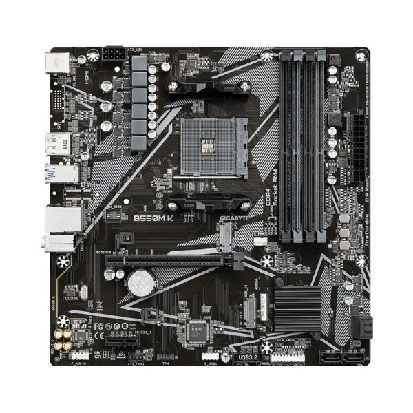 Gigabyte B550M K AMD B550 Mainboard MicroATX Sockel AM4    #330991