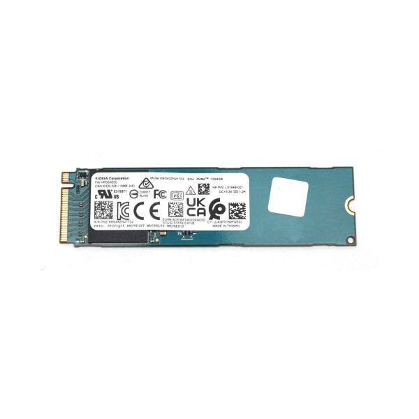 HP Kioxia 1 TB M.2 2280 NVMe PN: L57449-001 KBG40ZNV1T02 SSD SSM   #331249