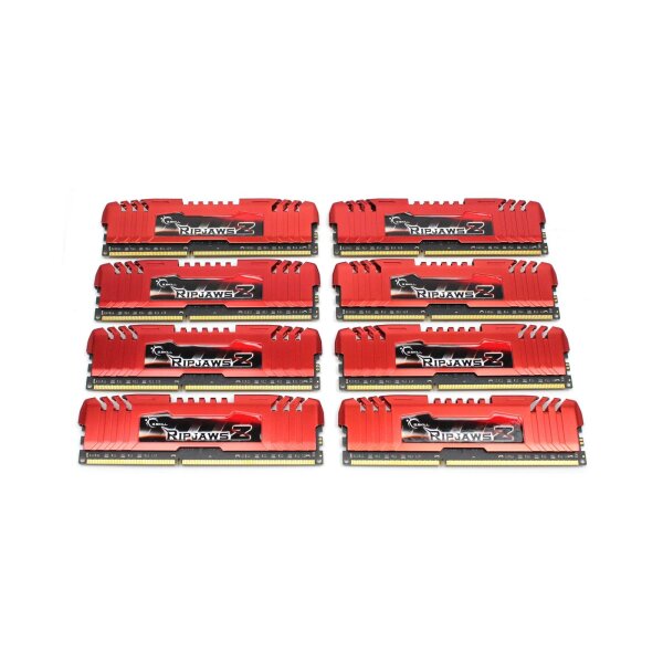 G.Skill RipJawsZ 64 GB (8x8GB) DDR3-1600 PC3-12800 F3-12800CL10Q2-64GBZL #331327