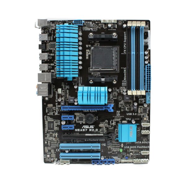 ASUS M5A97 R2.0 AMD 970 Mainboard ATX Sockel AM3+ TEILDEFEKT   #331352