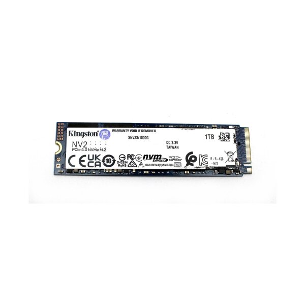 Kingston NV2 1 TB M.2 2280 NVMe SNV2S/1000G SSD SSM   #331575