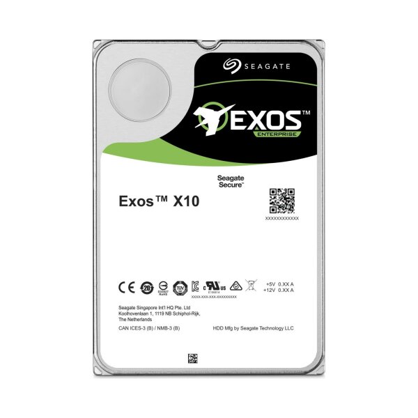 Seagate Exos X - X10 10 TB 3,5 Zoll SATA-III 6Gb/s ST10000NM0016 HDD   #331813