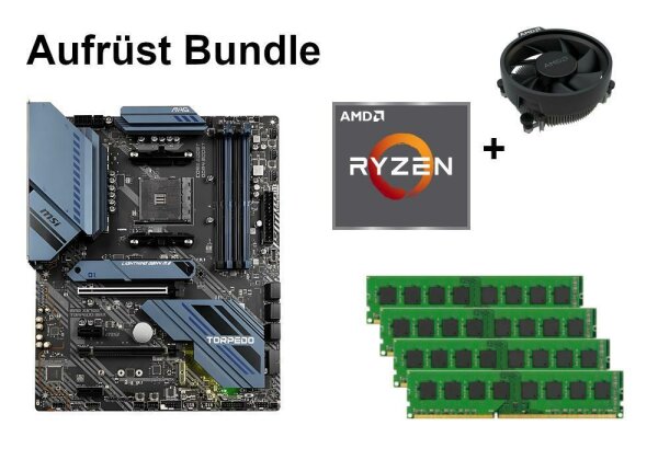 Bundle MSI MAG X570S Torpedo Max + AMD Ryzen 3 / Ryzen 5 + 8GB - 64GB RAM