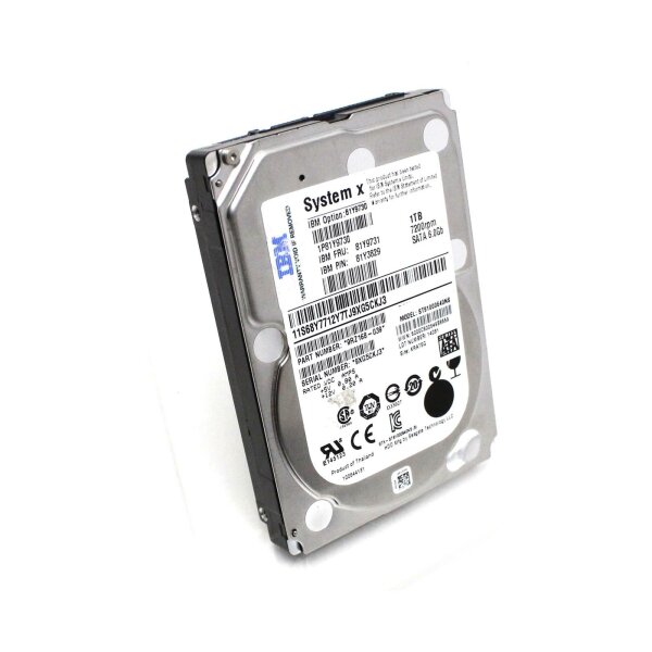 IBM Seagate Constellation.2 81Y9731 1 TB 2,5 Zoll SATA3 ST91000640NS HDD #331933