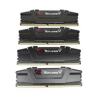 G.Skill RipJaws V 32 GB (4x8GB) DDR4-3200 PC4-25600U F4-3200C16Q-32GVK   #332052