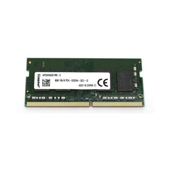 Kingston 8 GB (1x8GB) DDR4-3200 SO-DIMM PC4-25600S HP32D4S2S1ME-8   #332059