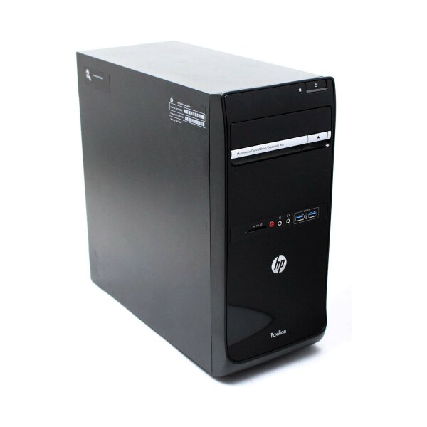 HP Pavilion P6-2445eg MicroATX PC-Gehäuse MiniTower USB 3.0 schwarz   #332071