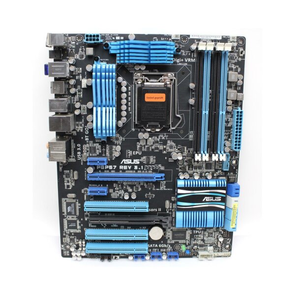 ASUS P8P67 Rev.3.1 Intel Mainboard ATX Sockel 1155 TEILDEFEKT   #332105