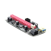 PCIe 1x zu 16x Riser Karte Adapter PCE164P-N08 Mining Bitcoin USB3 Molex #332145