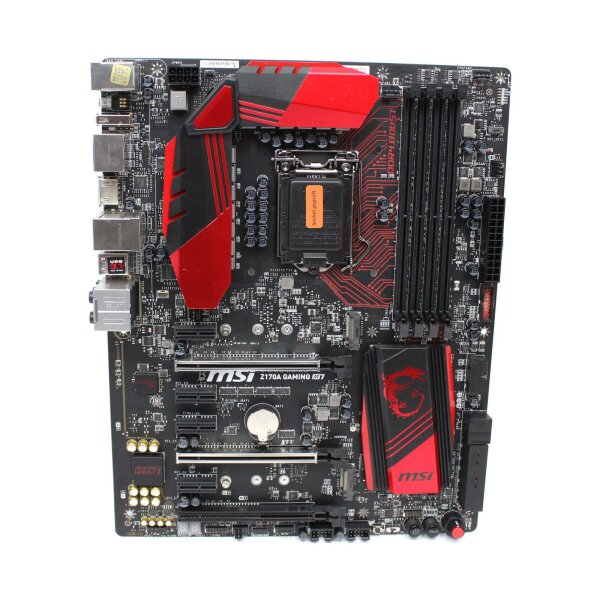 MSI Z170A Gaming M7 Intel Z170 Mainboard ATX Sockel 1151 mit Makel   #332222