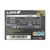 LEPA G650 650W (G650-MAS) ATX Netzteil 650 Watt teilmodular 80+   #332254