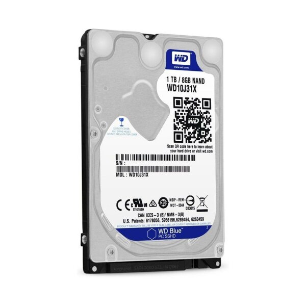 Western Digital WD Blue PC SSHD 1 TB 2,5 Zoll SATA-3 6Gb/s WD10J31X HDD  #332404