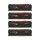 Kingston HyperX FURY 64 GB (4x16GB) DDR4-2400 PC4 HX424C15FB4AK4/64   #332415