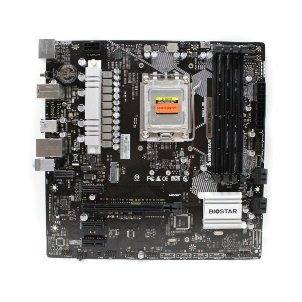 Biostar A620MP-E Pro AMD A620 Mainboard MicroATX Sockel AM5 mit Makel   #332464