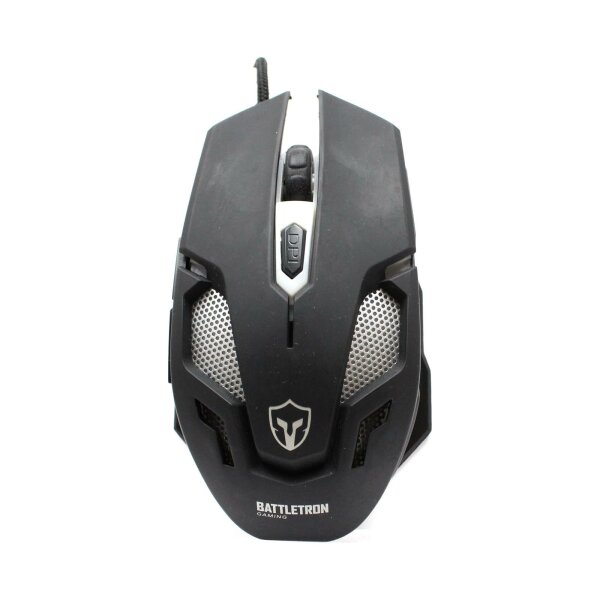 Battletron Gaming Maus Mouse USB Mouse LED Kabel 1,4m USB schwarz   #332503