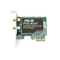 ASUS PCE-AC51 WLAN-Adapter 2.4 & 5GHz 433Mb/s PCIe...