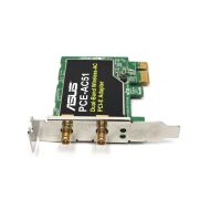 ASUS PCE-AC51 WLAN-Adapter 2.4 & 5GHz 433Mb/s PCIe 1.0 x1   #332521