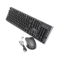 RedThunder K10 Gaming RGB Keyboard Tastatur USB mit Maus M10 DE schwarz  #332628