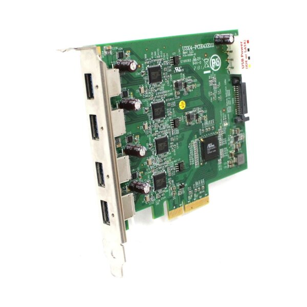 Basler 4-Port USB 3.0 Erweiterungskarte U3X4-PCIE4XE111 PCI-E x4   #332638