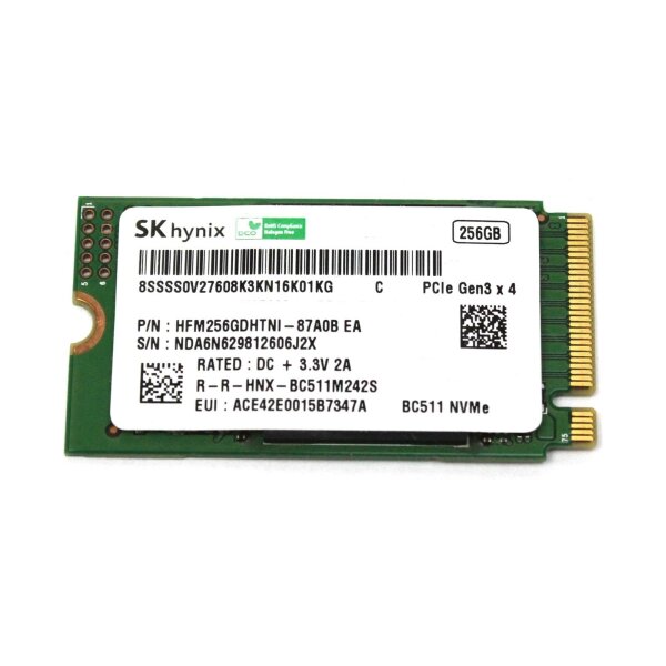 SK Hynix BC511 256 GB M.2 2242 NVMe HFM256GDHTNI-87A0B SSD SSM   #332791