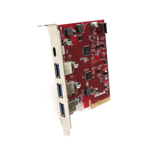 Inateck RedComets U24 USB 3.2 Gen 2 3x Type A 1x Type C 1x Type E PCIe x4#332821