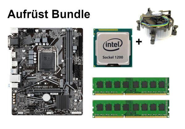 Bundle Gigabyte H410M S2H V3 + Intel Core i5 + 8GB - 32GB RAM