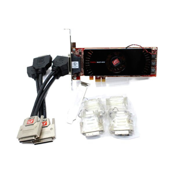 ATI FirePro 2450 Multi-View 512 MB GDDR3 Quad Monitor PCI-E 1x   #333079