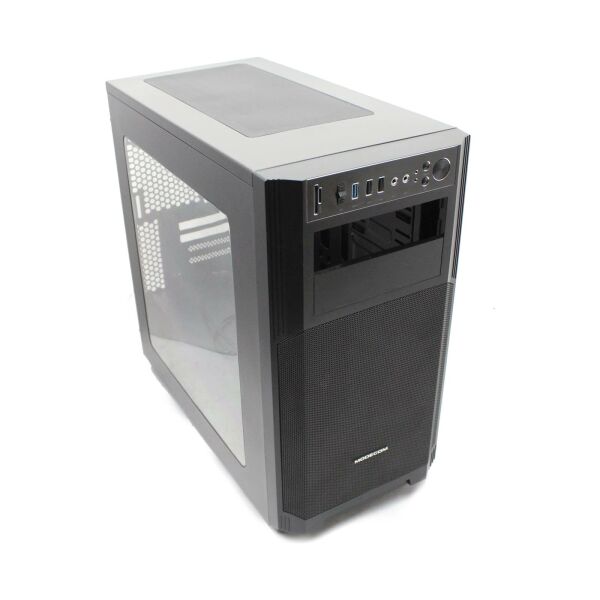 Modecom MicroATX PC-Gehäuse MidiTower USB 3.0 Seitenfenster schwarz   #333274