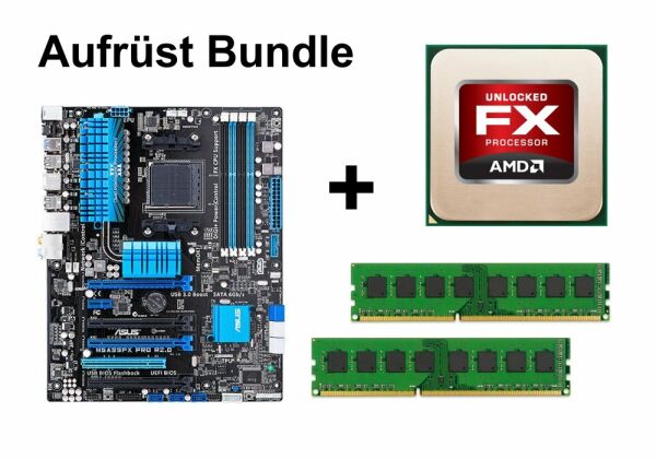 Aufrüst Bundle - ASUS M5A99FX Pro R2.0 + AMD FX-6300 + 16GB RAM #103430