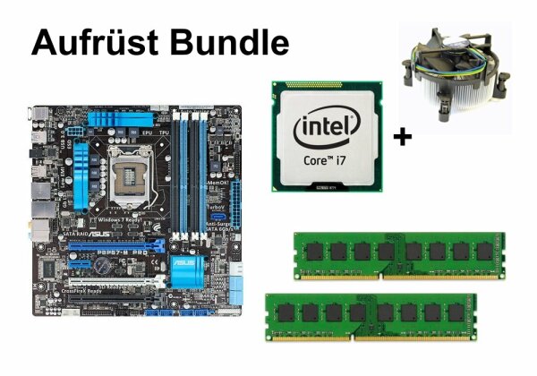 Upgrade bundle - ASUS P8P67-M Pro + Intel i7-3770S + 4GB RAM #77213
