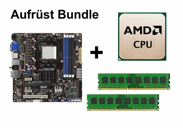 Upgrade bundle - ASUS M4A785G HTPC + Athlon 64 X2 5000 + 8GB RAM #78878