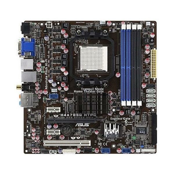 ASUS M4A785G HTPC AMD 785G Mainboard Micro ATX Sockel AM2 AM2+ AM3   #6435