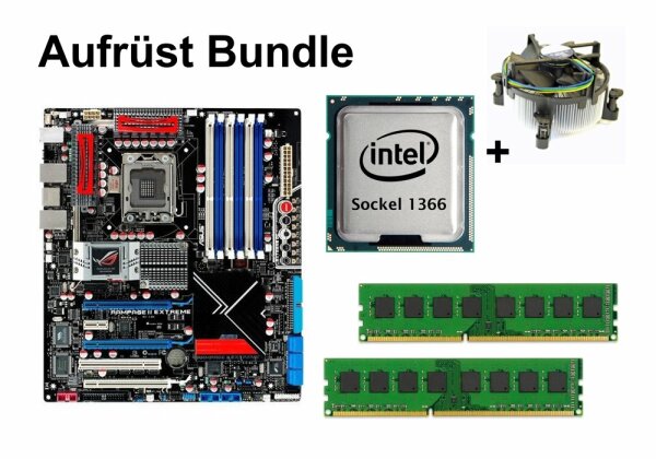 Aufrüst Bundle - Rampage II Extreme + Intel i7-920 + 12GB RAM #100267