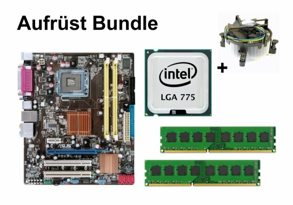 Upgrade bundle - ASUS P5KPL-AM + Intel E8400 + 4GB RAM #92737